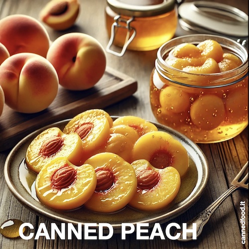 canned peach