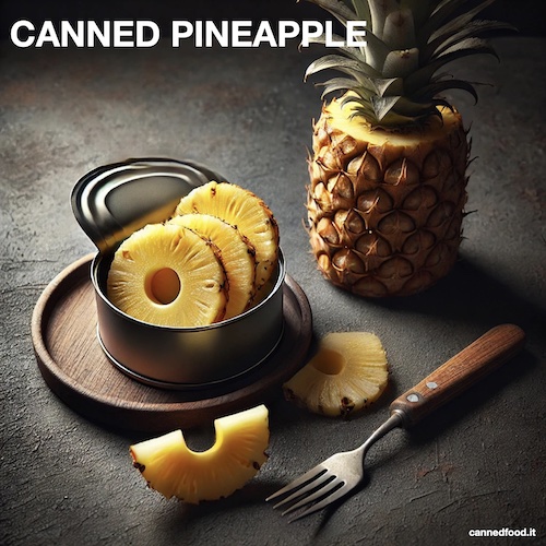 canned pineapple