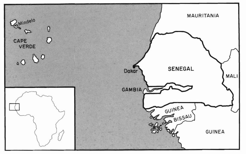 cape verde map